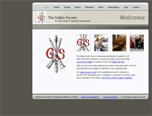 Tablet Screenshot of galpinsociety.org